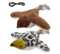 Realistic Sparrow Player, Exercise Entertainment, Bangs Toy, Interactive Cat Fun | for Twitter
