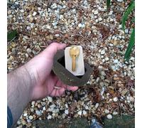 Realistic Stone Key Hider Box - Weatherproof Outdoor Key Storage for Gardens, Courtyards & Patios | Heavy-Duty Resin Construction | Disc