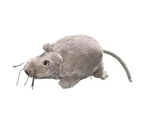 Realistic Stuffed Figure - Foam Padding Detailed Texture, Tail Shape Silent Body, Kitty Stimulator, Compact Gag Gift | Home Feline Enrichment Holiday