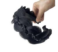 Realistic Synthetic Fiber Fishbone Braid Hairband Twist Braid Hairhoop For Busy Professional And Student