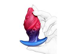 Realistic Tentacle Octopus Anal Plug, Monster Fantasy Design with T-Shape Base, G-Spot and Prostate Stimulation Toy, Unisex Anal Trainer for Beginners