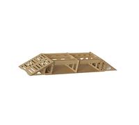 Realistic Terrain Challenge Ramps For Remote Control Car Climbing Puzzle Miniature Wooden Bridge Seesaw Ramps Set Toy Bridge