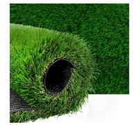 Realistic Thick Synthetic Grass Mat 3' x 5' for Garden High-Density 20mm Turf Roll Outdoor Lawn Rug Perfect for Landscaping & Patios 10x3m (5x3m) Size