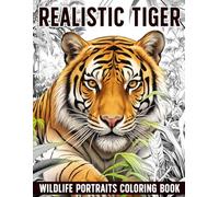 Realistic Tiger Coloring Book: Captivating Realism with Beautiful Bengal Tiger Pages with Realistic Animal Illustrations for All Ages Stress Relief and Relaxation