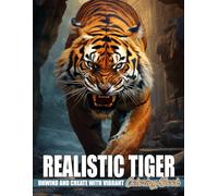 Realistic Tiger Coloring Book: Exquisite Art with Detailed Tiger Wildlife Coloring Pages and Woodland Critter Illustrations for Stress Relief and Relaxation