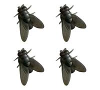 Realistic Tiny Black Fly Rosin Earrings Creative Plan Thin Comfortable for Everyday Sensitive Skin Safe Resin Jewelry