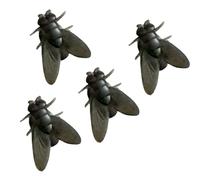 Realistic Tiny Black Fly Rosin Earrings Creative Plan Thin Comfortable for Everyday Unique Black Fly Ear Deck