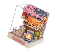 Realistic Tiny Wooden Cabin Assembly Set Hands On Building Project For Mindful Relaxation And Decoration Realistic Wooden Dollhouses For Adults