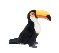 Realistic Toucan Plush Toy, Super Cute Small Stuffed Bird Doll, Home Decor