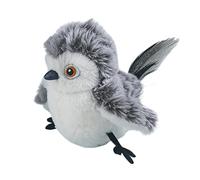 Realistic Toy for Cats with Birds Chirking - Touch-Activated Fluttering Plush with Feathers | Automatic Electronic Sound Making Pets Washable Interactive Antino