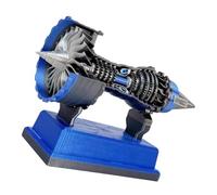 Realistic TR900 Turbofan Engine Aviation Model 3D Printing Teen Education & Display Science Engineering