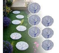 Realistic Trunk Modeling Decorative Stones, Weatherproof Pathway Backyards Courtyard Landsaping Paver(6PCS)