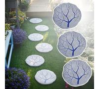 Realistic Trunk Modeling Decorative Stones, Weatherproof Pathway Backyards Courtyard Landsaping Paver(3PCS)
