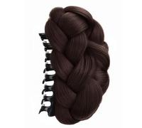 Realistic Twisted Braided Bun Hairpiece Claw Clip For Women Updos Hair Holder With Secure Claw Clip For Quick Hairstyle Twisted Bun Hairpiece