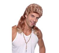 Bristol Novelty Ltd Wig - Realistic Two-Tone Mullet for Men, 80's Style, 1 Pc