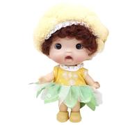 Realistic Vinyls Girl Baby Dolls 4inch With Lovely Dress For Kids Play Realistic Baby New Borns Asleep Toy Soft Dolls For Toddler