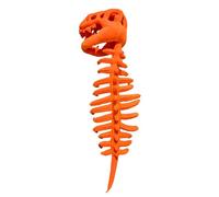 Realistic Wearable Dinosaur Skeleton Costume for Adults, 3D Spinosaurus Bone Plush Outfit with Spine Extension for Halloween & Themed Party Dino Cosplay Props (D, A)
