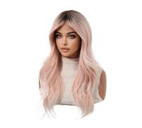 Realistic Wigs Elegant Long Layered Natural Synthetic Wig Women Daily Use Cosplay Hair with Bangs Women Hairstyle