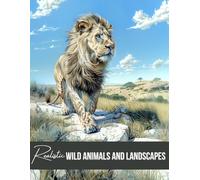 Realistic Wild Animals and Landscapes Coloring Book, a Nature Wildlife Activity for Teens, Adults, and Seniors: Grayscale Forest, Woodland Drawings ... and Nature Coloring Books for Adults)