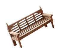 Realistic Wooden Dollhouses Chair 1/12 Scale Miniature Furniture Model Figurine For Park Scene Decoration Craft Project Wooden Dollhouses Furniture