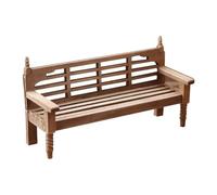 Realistic Wooden Dollhouses Chair 1/12 Scale Miniature Furniture Model Figurine For Park Scene Decoration Craft Project Miniature Furniture For Dollhouses
