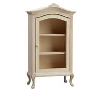 Realistic Wooden Shelf for Playing the Play Cabinet Model Toy Vintage Display Shelf 1:12 Dollhouse