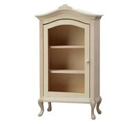 Realistic Wooden Shelf for Playing the Playroom Model Toy Vintage Display Shelf 1:12 Dollhouse Cabinet
