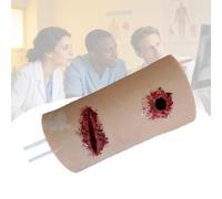 Realistic Wound Packing Wound Trainer Model, Thigh Cut and Gunshot Wound Model, Bleeding Control and Haemostasis Training, Silicone and Reusable, Stop Bleed Trainer for Nurse Training, EMT Classes