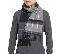 REALITY&FANTASY Cashmere and 100% soft Lambs Wool Plaid Tartan Winter Scarf for Men and Women…