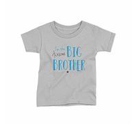 Reality Glitch Awesome Big Brother Kids T-Shirt Boys Gift (12-14 Years, Light Grey)