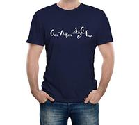 Reality Glitch Field Equations Mens T-Shirt Navy Blue