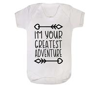 Reality Glitch I Am Your Greatest Adventure Babygrow White