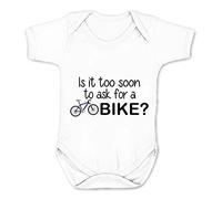 Reality Glitch is It Too Soon to Ask for A Bike Short Sleeve Babygrow