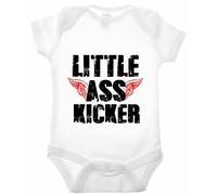 Reality Glitch Little A** Kicker Babygrow (0-3MTHS, White)