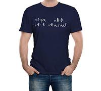 Reality Glitch Maxwell's Equations Mens T-Shirt Navy Blue