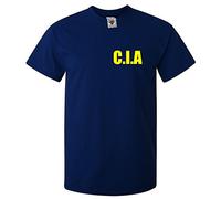 Reality Glitch Men's C.I.A T-Shirt | Funny American Central Intelligence Tee