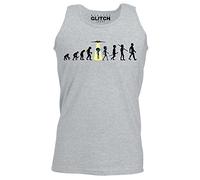 Reality Glitch Men's Evolution - Alien Abduction Vest (XX-Large, Light Grey)