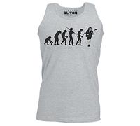 Reality Glitch Men's Evolution of Angus Young Vest Light Grey
