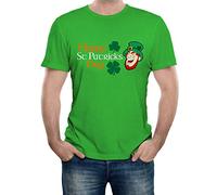 Reality Glitch Men's Happy St Patrick's Day T-Shirt (M, Irish Green)