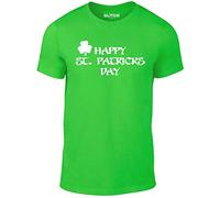 Reality Glitch Men's Happy St. Patrick's Day T-Shirt. (XL, Irish Green)