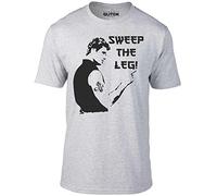 Reality Glitch Men's Sweep The Leg T-Shirt (Large, Grey)