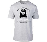 Reality Glitch Men's What is Best in Life? T-Shirt. Light Grey