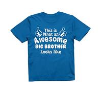 Reality Glitch This is What an Awesome Big Brother Looks Like Kids T-Shirt Royal Blue