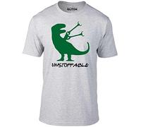 Reality Glitch Unstoppable T-Shirt (Large, Grey)