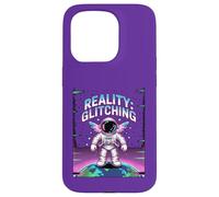REALITY GLITCHING Existential Retro Space Person Case for iPhone 15 Pro