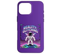 REALITY GLITCHING Existential Retro Space Person Case for iPhone 16 Pro Max