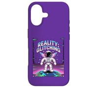 REALITY GLITCHING Existential Retro Space Person Case for iPhone 17