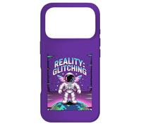REALITY GLITCHING Existential Retro Space Person Case for iPhone 17 Pro