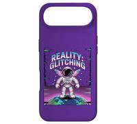 REALITY GLITCHING Existential Retro Space Person Case for iPhone Air