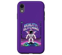 REALITY GLITCHING Existential Retro Space Person Case for iPhone XR